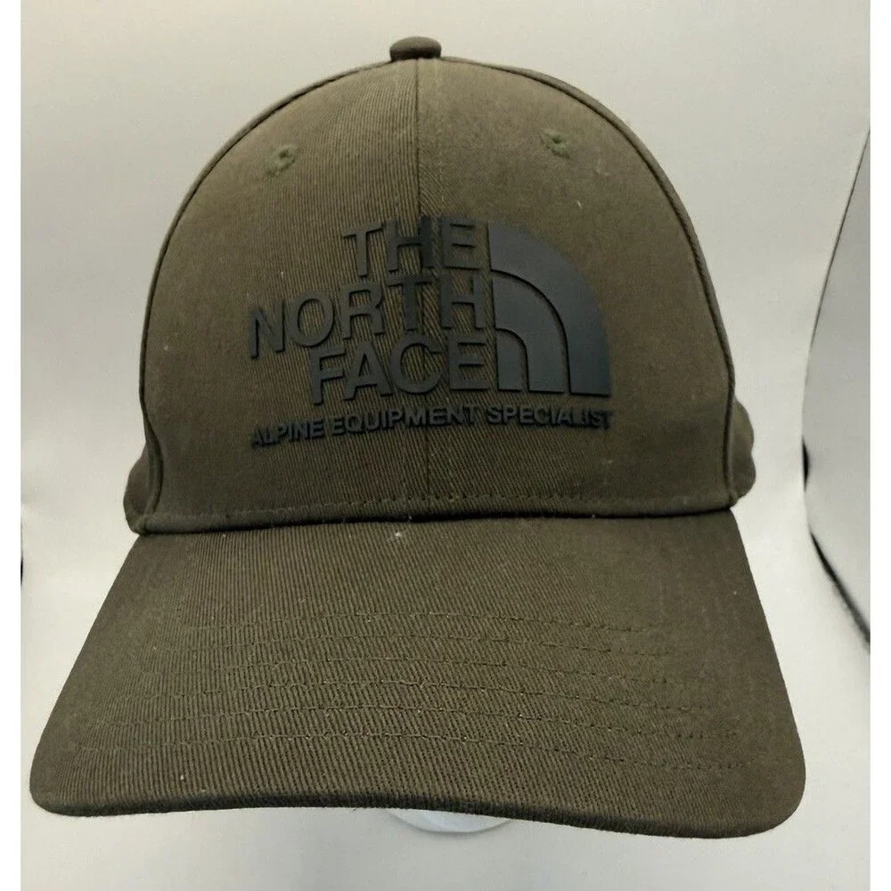 The North Face Olive Snapback Adjustable Hat Men's One Size Solid Outdoor Casual